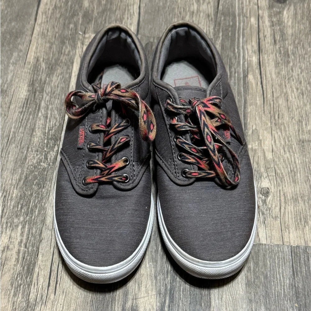 Vans Atwood Low Tribal Canvas Sneakers Women Size 6.5